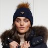 Holland Cooper Holland Cooper Burghley Bobble Hat - Ink Navy