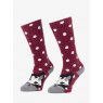 LeMieux Junior Fluffy Character Socks - Razzle