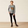 Ariat Ariat Champion Pony T-Shirt - Heather Grey