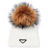 Holland Cooper Holland Cooper Burghley Bobble Hat - Cream