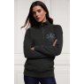 Holland Cooper Holland Cooper Crest Zip Henley - Racing Green