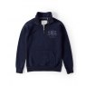 Holland Cooper Holland Cooper Crest Zip Henley - Ink Navy